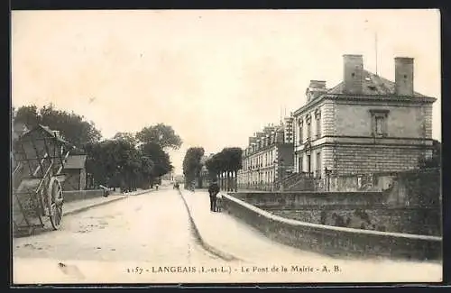 AK Langeais, Le Pont de la Mairie