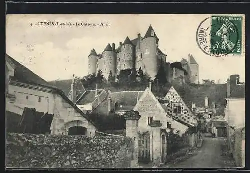 AK Luynes, Le Château et rue pittoresque du village