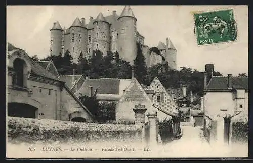 AK Luynes, Le Château. Facade Sud-Ouest