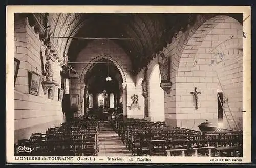 AK Lignières-de-Touraine, Intérieur de l`Église