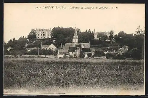 AK Larcay, Châteaux de Larcay et de Bellevue