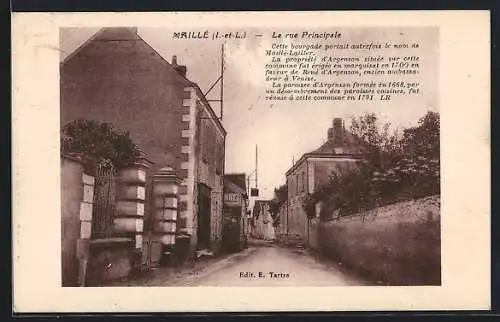 AK Maille, La rue Principale et ses maisons historiques