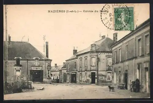 AK Mazières, Entrée du Bourg