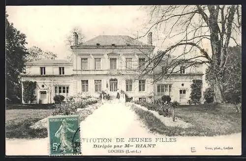 AK Loches, Institution de Jeunes Filles dirigée par Mme Riant