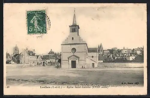 AK Loches, Église Saint-Antoine, XVIIIe siècle