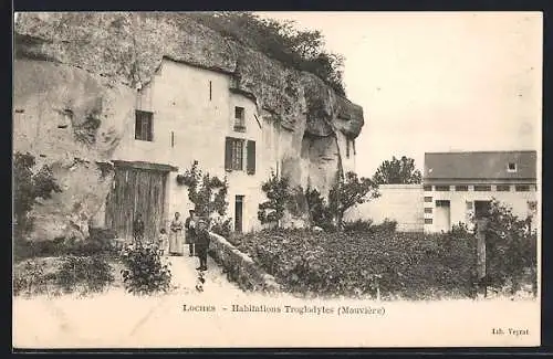 AK Loches, Habitations Troglodytes, Mauvrière