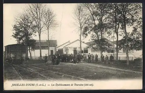 AK Joué-lès-Tours, Les Établissements de Touraine, côté est