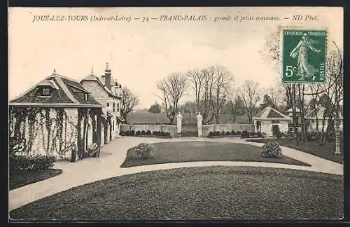 AK Joué-lès-Tours, Franc-Palais : grands et petits communs