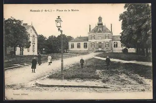 AK Monnaie, Place de la Mairie