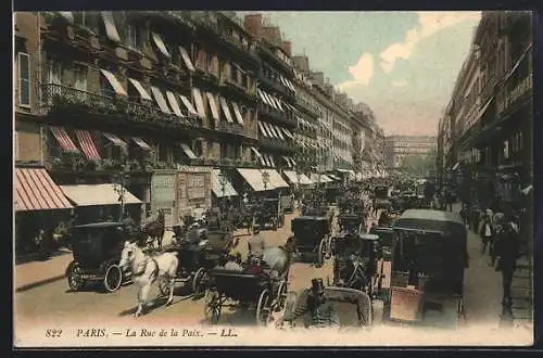 AK Paris, La Rue de la Paix