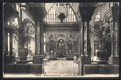 AK Paris, Hotel Continental, Le Salon Mauresque