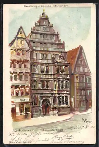 Lithographie Hannover, Leibnitz-Haus