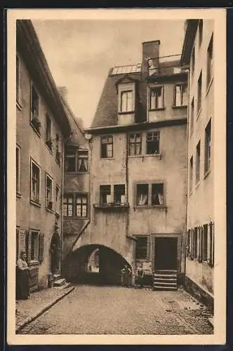 AK Würzburg, Schwanenhof, Augustinerstrasse