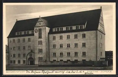 AK Schweinfurt, Die Goethe-Schule