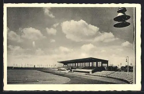 AK Schweinfurt a. Main, Willi-Sachs-Stadion mit Tribüne