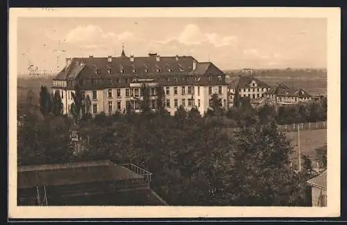 AK München-Nymphenburg, Krankenanstalt des III. Orden, Südseite