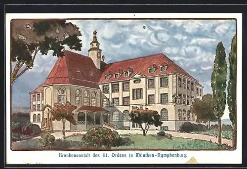 AK München-Nymphenburg, Krankenanstalt des III. Ordens