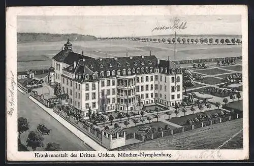 AK München-Nymphenburg, Krankenanstalt des Dritten Ordens