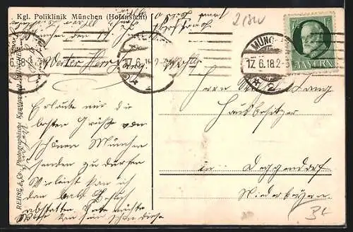AK München, Die Kgl. Poliklinik