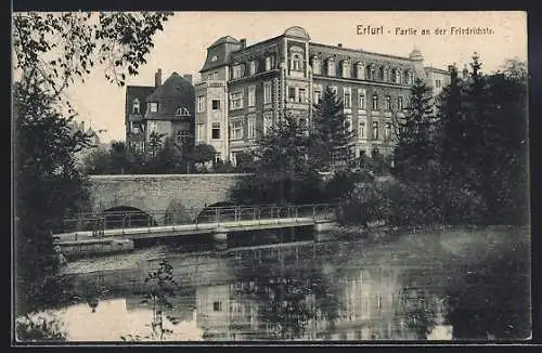 AK Erfurt, Partie an der Friedrichstr.