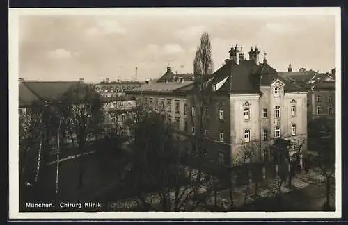 AK München-Bogenhausen, Chirurg Klinik aus der Vogelschau