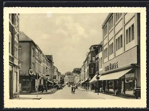 AK Eschweiler, Neustrasse mit Geschäften