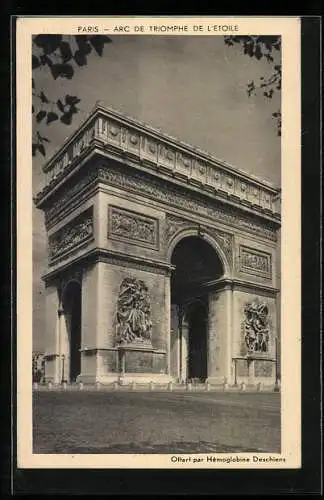 AK Paris, L`Arc de Triomphe de l`Étoile, Triumphbogen