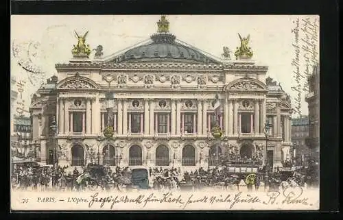 AK Paris, L`Opéra Garnier