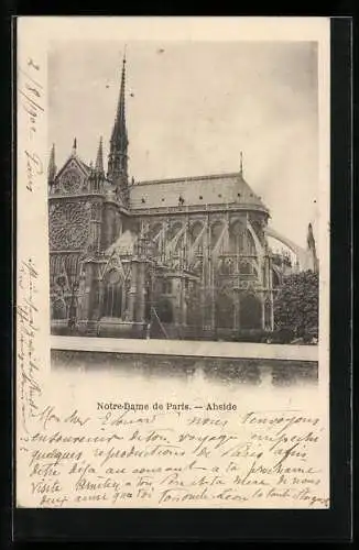 AK Paris, Cathédrale Notre-Dame, Abside