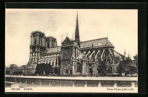 AK Paris, Cathédrale Notre-Dame, Côté sud