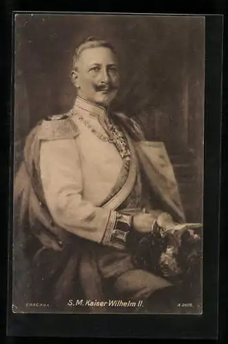 AK S. M. Kaiser Wilhelm II. in Uniform mit Orden