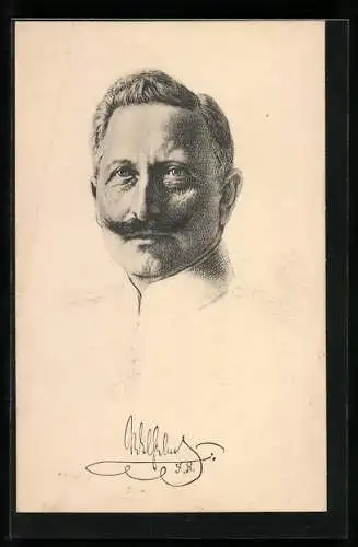 AK Porträt Kaiser Wilhelm II.