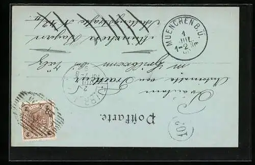 Mondschein-AK Cortina d`Ampezzo, Ortsansicht mit Bergpanorama