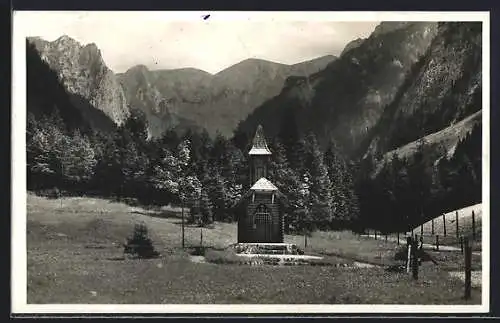 AK Weichselboden, Kapelle Höll