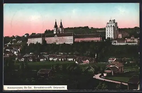 AK Kremsmünster /Ob.-Öst., Benediktinerstift, Ostansicht