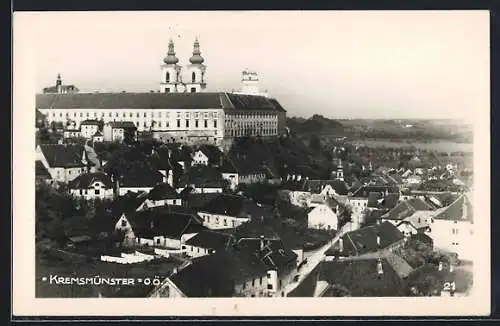 AK Kremsmünster /O.-Ö., Teilansicht mit Stift