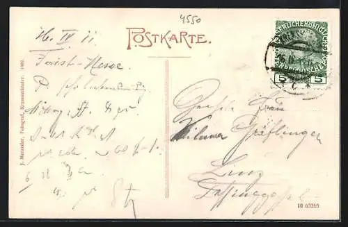 AK Kremsmünster /Ob.-Öst., Ostansicht mit Stift