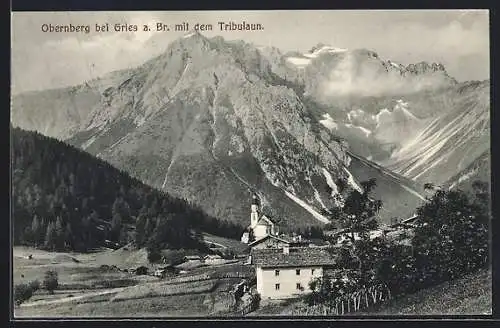 AK Obernberg am Brenner, Totale mit dem Tribulain