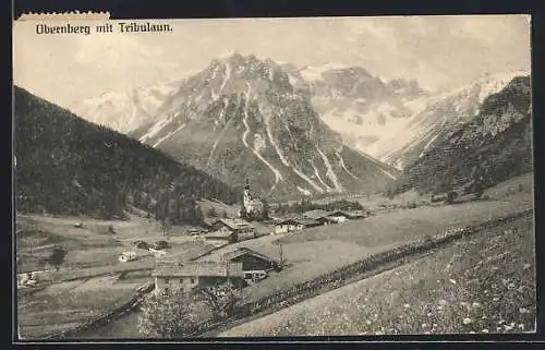 AK Obernberg am Brenner, Blick gegen Tribulaun