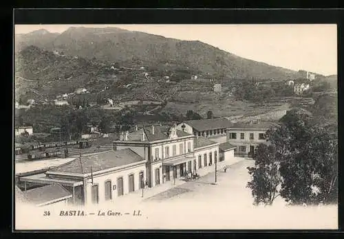 AK Bastia, La Gare, Bahnhof