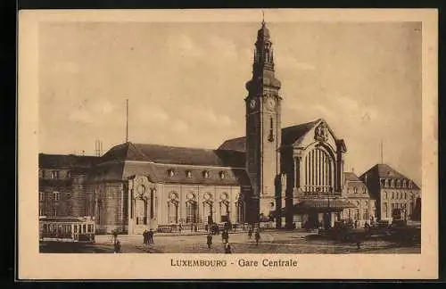 AK Luxembourg, Gare Centrale, Bahnhof