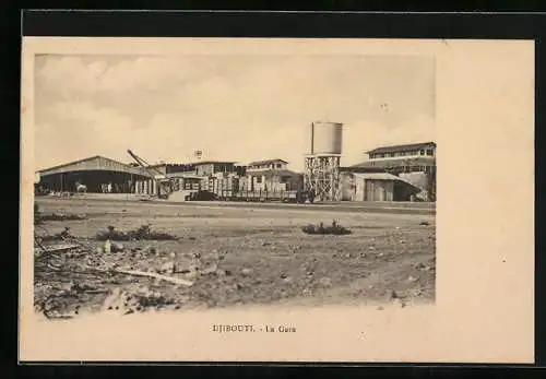 AK Djibouti, La Gare, Bahnhof