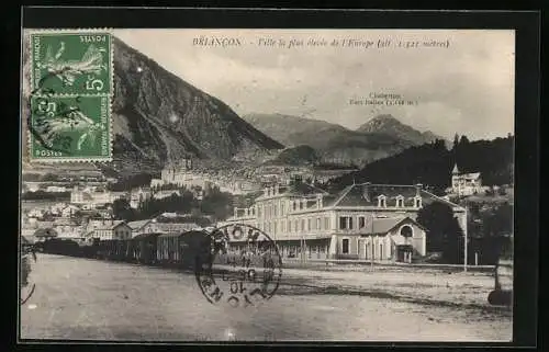 AK Briancon, Ville la plus élevée de l`Europe, Chaberton Fort Italien