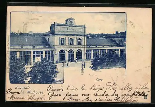 AK Mulhouse, Gare, Bahnhof