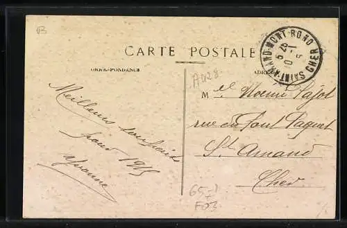 AK Commentry, La Gare, Bahnhof