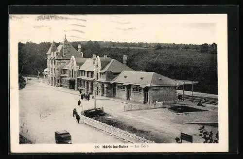 AK Neris-les-Bains, La Gare, Partie am Bahnhof