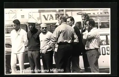 AK Rennfahrer beim Internationalen Sportfahrer-Lehrgang 1965