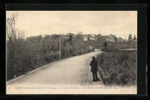 AK Coupe Gordon Bennet (1905), Circuit Michelin, Le Route avant Herment, Autorennen