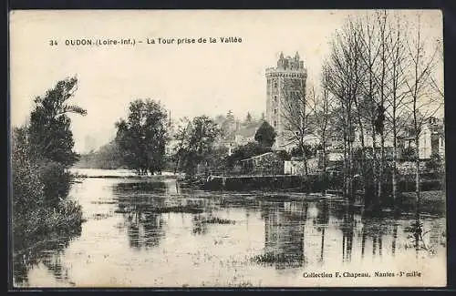 AK Oudon /Loire-Inf., La Tour prise de la Vallée