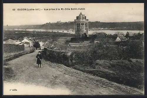 AK Oudon, Vue prise a la Mi-Cote Saint-Aubin